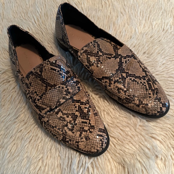 Zara Trafaluc Python Print Loafers size 42 - Picture 1 of 7